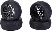4Pcs 1/10 Universal RC Car Wheels Crawler Vehicle Tyres Tires Remote Control Car Accessories 85mm