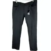 Emporio Armani NWT Five Pocket Wool Pants Dark Grey Size 40 Flat Front Trouser