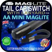 MAGLITE UPGRADE AA MINI TORCH FLASHLIGHT TACTICAL TAIL CAP SWITCH PUSH BUTTON
