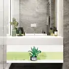Waterproof Cabinet Curtain for Kitchen Bathroom Cube Storage Shelving Decoration