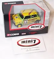 Mini 7 Racing club Mickey Bray CC82257 New in Box Corgi 1-36 opening front doors