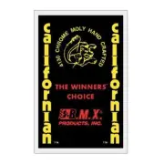 Mongoose Californian - UK version - seat tube decal - Old school bmx