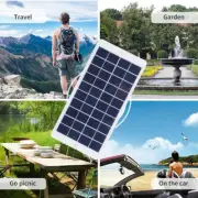 10W Solar Panel USB Power Bank Outdoor Camping Travel Hiking Mobile Phone Charge