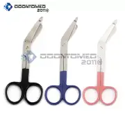 3 Lister Bandage Scissor 5.5" Colormed Instruments Emt