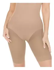 [Miraclesuit Shapewear] Sheer Shaping Long Leg Full Body Shaper in Nude