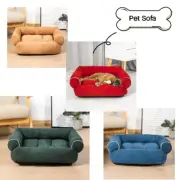 Pet Dog Calming Bed Orthopedic Sofa Removable Cover Extra Large Kennel Lounge AU