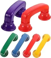 COMNESTBI 6Pcs Educational Whisper Phone Plastic Reading for Early Learning Compact Design for Fine Motor Skills Imagination Development for Concentration