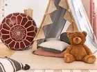 New Handmade Pouffe Vintage Unstuffed Sale Round MoroccanLeather