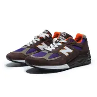 在飛比找PChome24h購物優惠-NEW BALANCE 慢跑鞋 NB 990 V2 咖啡紫 