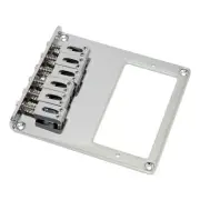 NEW Hardtail BRIDGE for Telecaster Tele Humbucker Mount, Steel Saddles - CHROME