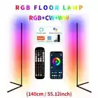 Living Room Dimmable RGB Corner Floor Lamp 140cm Stand Smart APP LED Mood Light