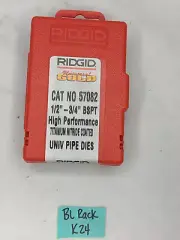 Ridgid 57082 1/2"-3/4" BSPT Univ Pipe Dies