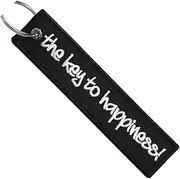MotoLoot Keychain for Motorcycles, Scooters, Cars and Gifts, The Key to Happiness