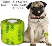 Andover Petflex 3-inch No Chew Yellow Pet Bandage Wrap 5-Yards - 3 Pack