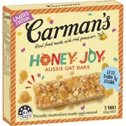 Carman's Aussie Oat Bars Honey Joy Limited Edition 5 pack