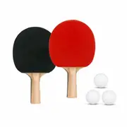 2 Players Table Tennis Ping Pong Set Includes 2 Rackets And 3 Balls
