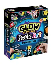 [CRAFT FOR KIDS] Ultimate Glow Rock Painting Kit