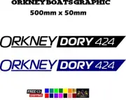 ORKNEY DORY 424 Decal Graphic for Boats & Watercraft Replacement