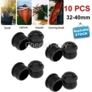 X10 32-40cm Black Kayak Boat Scupper Plugs Ocean Canoe Bungs Drain Holes Stopper