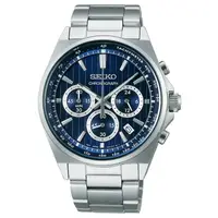 在飛比找蝦皮商城優惠-【SEIKO】精工 SBTR033J 鋼錶帶 三眼計時男錶 