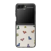 Galaxy Z Flip5 Impact Case Metal Dinosaur