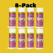 SPRY Xylitol Chewing Gum 8 Pack BUBBLEGUM Sugar Free Aspartame Free 27 Pcs Each