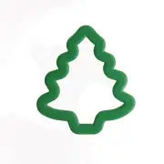 Holiday time Christmas Tree cookie cutter Christmas 3 1/4" x 3"
