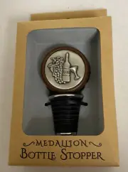 Prodyne MEDALLION BOTTLE STOPPER for WINE, SPIRITS, OIL AND VINEGAR #13637