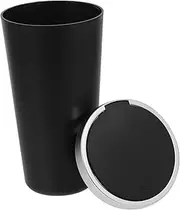 Car Trash Can Cars Car Garbage Can Mini Trash Can Bin Waste Bin Car Dustbin Organizer Leakproof Garbage Container Vehicle Trash Can Bin Rubbish Seat Lid Compost Bin Silver Pp