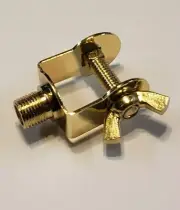 BRASS PLATED SWING TYPE SWIVIL BRACKET FOR BRIDGE LAMP ARMS NEW 40314JB