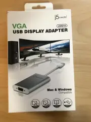 J5 Create JUA210 USB2.0 VGA Display Adapter for MAC and Windows #JUA 210 3A
