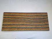 LOUANNE NAPANGARDI WILLIAMS "Native Seed Dreaming" aboriginal art. 73 x 30 COA
