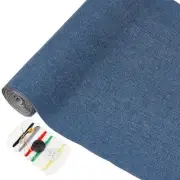 59x8.7 Inch Denim Iron-on Patches Steel Blue Extra Large Patches for Jeans 0....