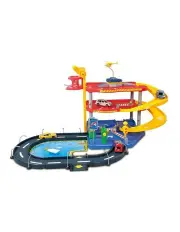 [BBURAGO] Street Fire Kids Parking Car Toy Set in Multi