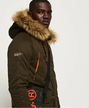 跩狗嚴選 極度乾燥 Superdry 男款 M51 Parka 長版 軍綠 超細纖維 軍裝夾克 外套 連帽 風衣 防風保暖 派克 N3B sdx