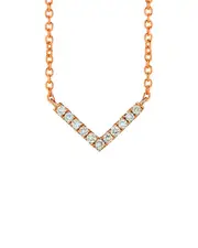 Le Vian Nude Palette 14K Rose Gold 0.19 ct. tw. Diamond Layering Necklace