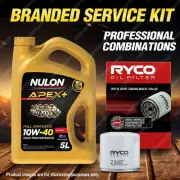 Ryco Oil Filter Nulon 5L APX10W40 Engine Oil Kit for Daewoo Matiz KL M100 M150 (for: Daewoo)