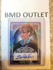 2023 & 2024 Leaf Pop Century Sarah Palin Auto Two Card Lot Knockouts Governor AK