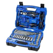 Kincrome Portable 92 Piece 3/8" Drive Metric Deep Sockets Set in Case K1857