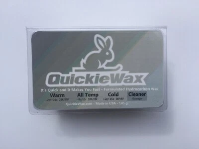 Quickiewax Cleaner/Storage, 145g Bar, Ski and Snowboard wax FREE shipping