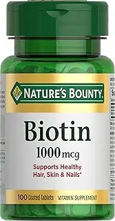 Nature's Bounty Biotin 1000 mcg, 100 Tablets