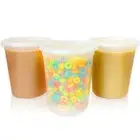 32oz Plastic Deli Food Storage Soup Containers with Airtight Lids, Extra-Thic...