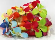 GGP 1 Set Of 20 Led Tropical Bright Colous Frangipani Flower Battery String Lights Christmas Gift Home Wedding Party Decoration Outdoor Table Centrepiece
