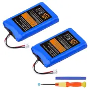 4000mAh LIP1078 Battery compatible with Sony PS5 Controller Rechargeable Lithium compatible with DualSense Game Console 2Pcs