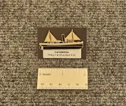CATAWISSA Coastal Steam Tugboat Lapel Pin - Philly & Reading Rail Road