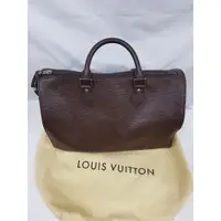 在飛比找蝦皮購物優惠-LV Louis Vuitton  經典 咖啡 水波紋  E