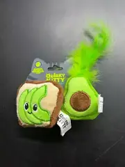 Cat Toy Quirky Kitty Avocado Toast Toy with Catnip & Silvervine NEW 3PK