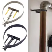 Chimney Pipe Bracket Flue Liner Clamp Household Sturdy with Expansion Screw Pipe