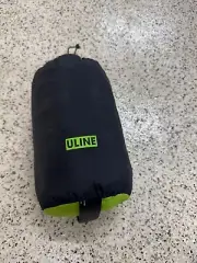 Backpacking Hammock Uline Black & Green Camping Single Parachute w/ Straps - NEW