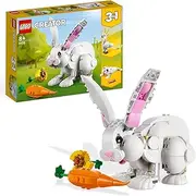 LEGO® Creator 3in1 White Rabbit 31133 Building Toy Set,Playing with Animals,for Kids Aged 8+ Who Love